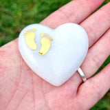 Breastmilk Mother and baby or Baby feet Heart Keepsake
