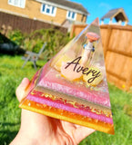 15cm Custom memorial pyramid, any colour scheme available