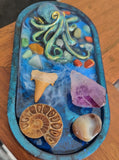 Custom Resin Octopus Trinket Dish, Kraken, Cthulhu