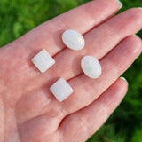 Choose any 2 PAIRS of Sterling silver breastmilk earrings, breastmilk keepsake in various shapes and colours