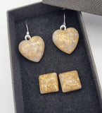 Choose any 2 PAIRS of Sterling silver breastmilk earrings, breastmilk keepsake in various shapes and colours