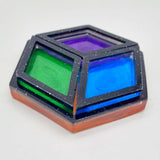 Custom D20 DICE TRAY and counter dishes in a range of colours // Geeky board gamer rpg gift