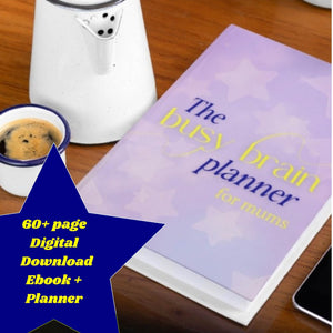 Busy Brain Planner for Mums// 60+ Page DIGITAL Printable and Editable Mom Journal