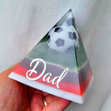 8cm Custom memorial MINI pyramid, any colour scheme available