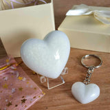 CHUNKY BREASTMILK PALM STONE HEART KEEPSAKE