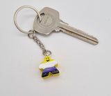 LGBTQA+ MEEPLE ACCESSORIES// Queer pin badges and keyrings in your pride flag colours