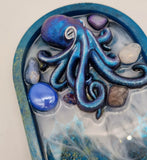 Custom Resin Octopus Trinket Dish, Kraken, Cthulhu