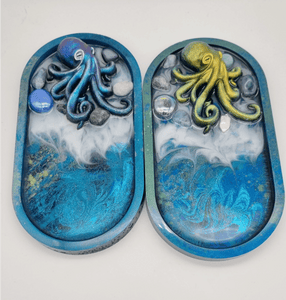 Custom Resin Octopus Trinket Dish, Kraken, Cthulhu