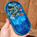 Custom Resin Octopus Trinket Dish, Kraken, Cthulhu