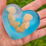 ANGEL BABY miscarriage heart keepsake ornament for infant or pregnancy loss