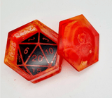 Custom DICE JAIL pot with lid// Geeky Player Counter trinket dish in range of colors