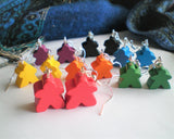 Meeple pendant in various colours, geeky necklaces for board gamers