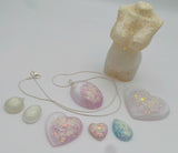 Breastmilk baby bunny rabbit keepsake with a choice of opal glitters, new mom gift