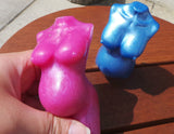 Gender reveal gift, pregnancy goddess bust in a choice of colours, new mom baby shower gift made from eco friendly ecopoxy resin