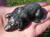 Dog shaped ash memorial urn made from eco friendly resin, choice of colours, pet memorial keepsake